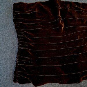 Black Velvet Corset Top by Ralph Lauren